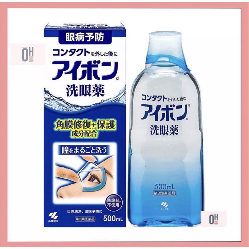Nước Rửa Mắt Eyebon W Vitamin 500ml Chính hãng nội địa Nhật Bản DATE 2024 - LỖI HỘP