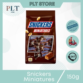 Kẹo sô cô la Snickers Miniatures 150g ⚜️Date Mới⚜️