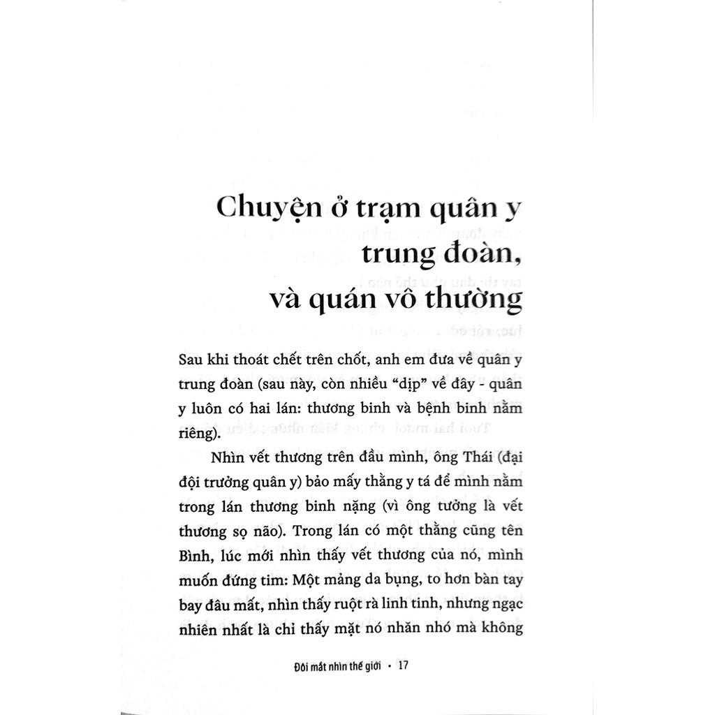 Sách - Đôi Mắt Nhìn Thế Giới - Tác giả Nguyễn Thanh Bình