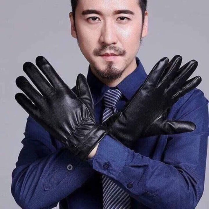 Găng tay da giữ ấm cảm ứng chống lạnh mùa đông , găng tay thời trang cao cấp