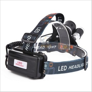[sale] Đèn pin đội đầu 3 bóng siêu sáng T6