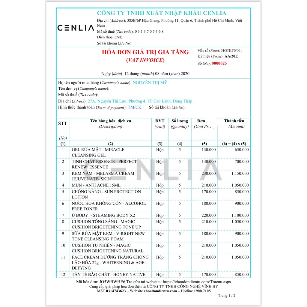 Sữa rữa mặt CENLIA | BigBuy360 - bigbuy360.vn