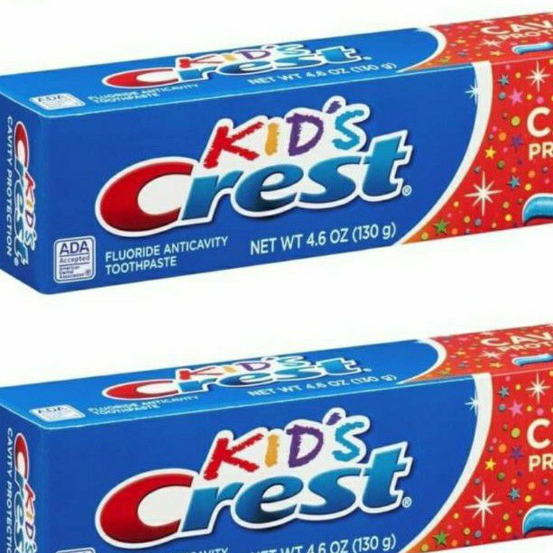 [62gr] Kem Đánh Răng Cho Bé Crest Kid Cavity Protection SParkle Fun