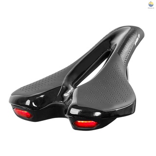 Yên xe đạp mềm mại có đèn đuôi sạc usb