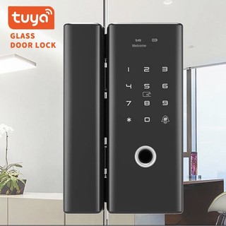 KHÓA CỬA KÍNH VÂN TAY MÃ SỐ THẺ TỪ ĐIỀU KHIỂN QUA APP SHP-DL8B