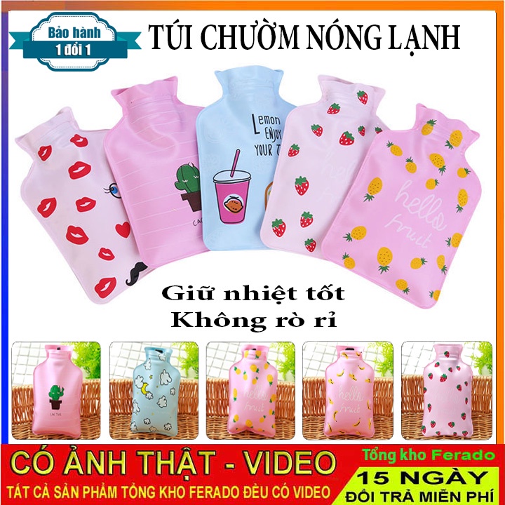 Túi chườm nóng lạnh đa năng giữ nhiệt, chườm bụng kinh,  chườm đá loại mini phù hợp mang du lịch - LOẠI 1