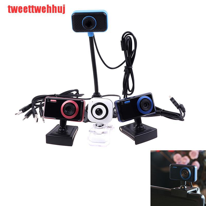 Webcam Usb 2.0 Có Mic 480p Hỗ Trợ Tầm Nhìn Ban Đêm Cho Pc Laptop