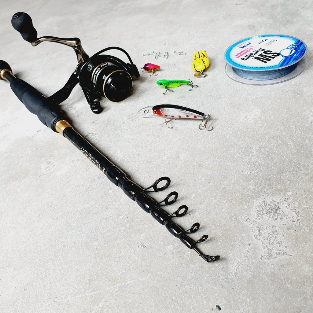 🔰 Bộ Cần Lure Rút Fit Carbon-giá rẻ