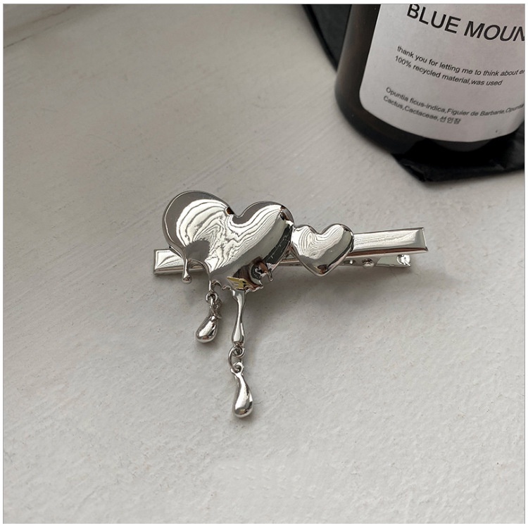 Kẹp Tóc Kim Loại Hình Giọt Nước Phong Cách retro