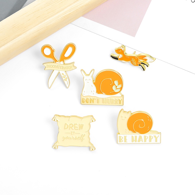 Ghim Cài Áo Hình Động Vật Hoạt Hình Dễ Thương