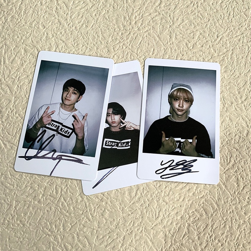 Set 7 tấm thẻ ảnh lomo card nhóm nhạc Kpop STRAY KIDS