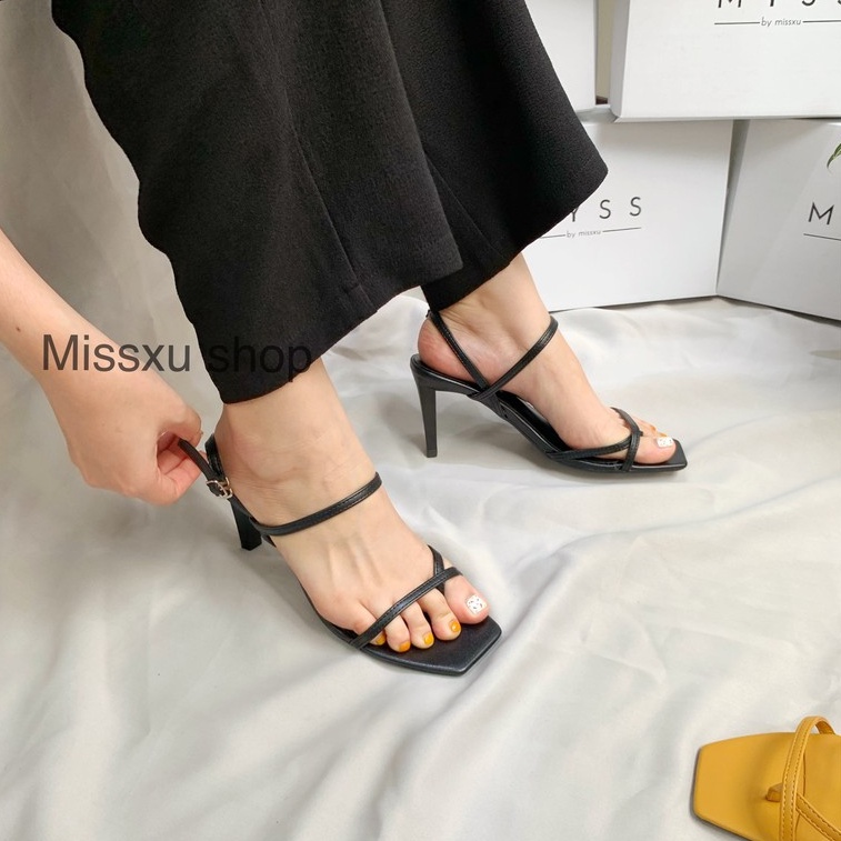 Giày sandal nữ xỏ ngón dây mảnh 7cm thời trang MYSS - SD65