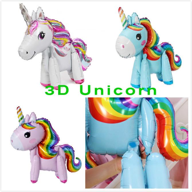 Bong bóng hình kì lân 3D trang trí tiệc