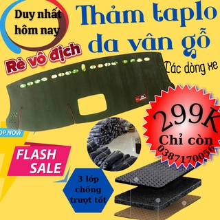 [HÀNG XỊN]Thảm taplo Xpander,Bản cross Da VÂN GỖ CAO CẤP, 3 LƠP CHỐNG TRƯỢT, BH10 năm, NANOPK