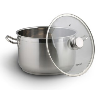 Nồi inox luộc gà 30cm FiveStar NẮP KÍNH