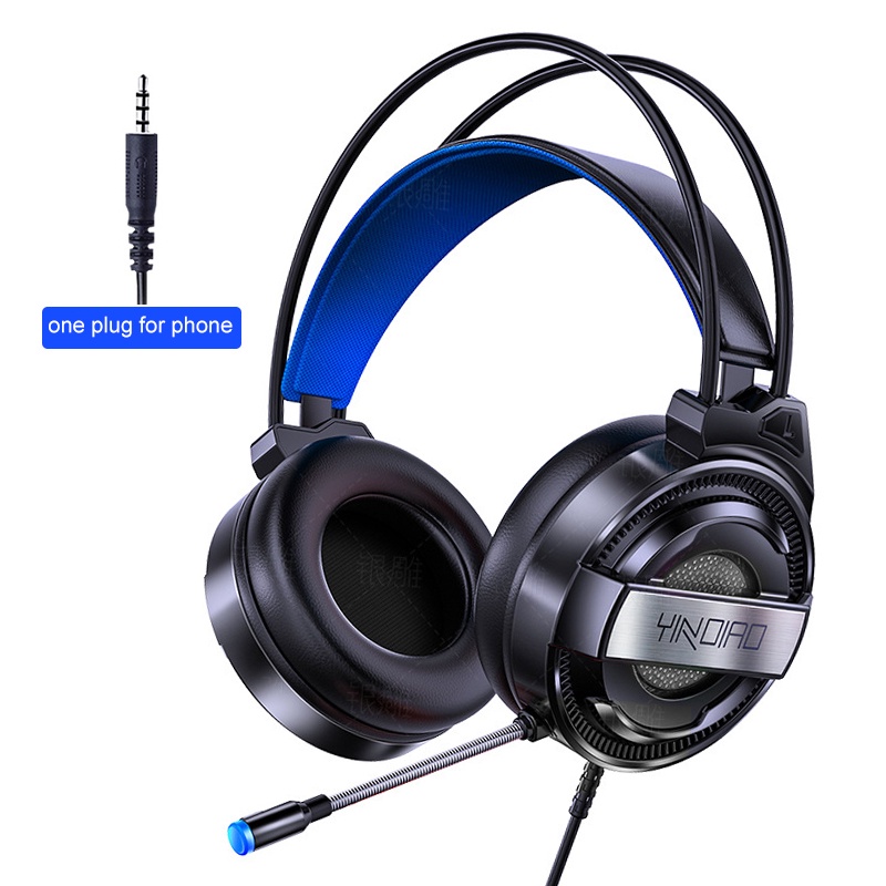 Tai Nghe Chụp tai Chơi Game thủ Có Mic Dành Cho Điện Thoại Di Động có dây LED Gameming / Pc / Ps4 Gaming Headphone Headset Headphones tai ngje