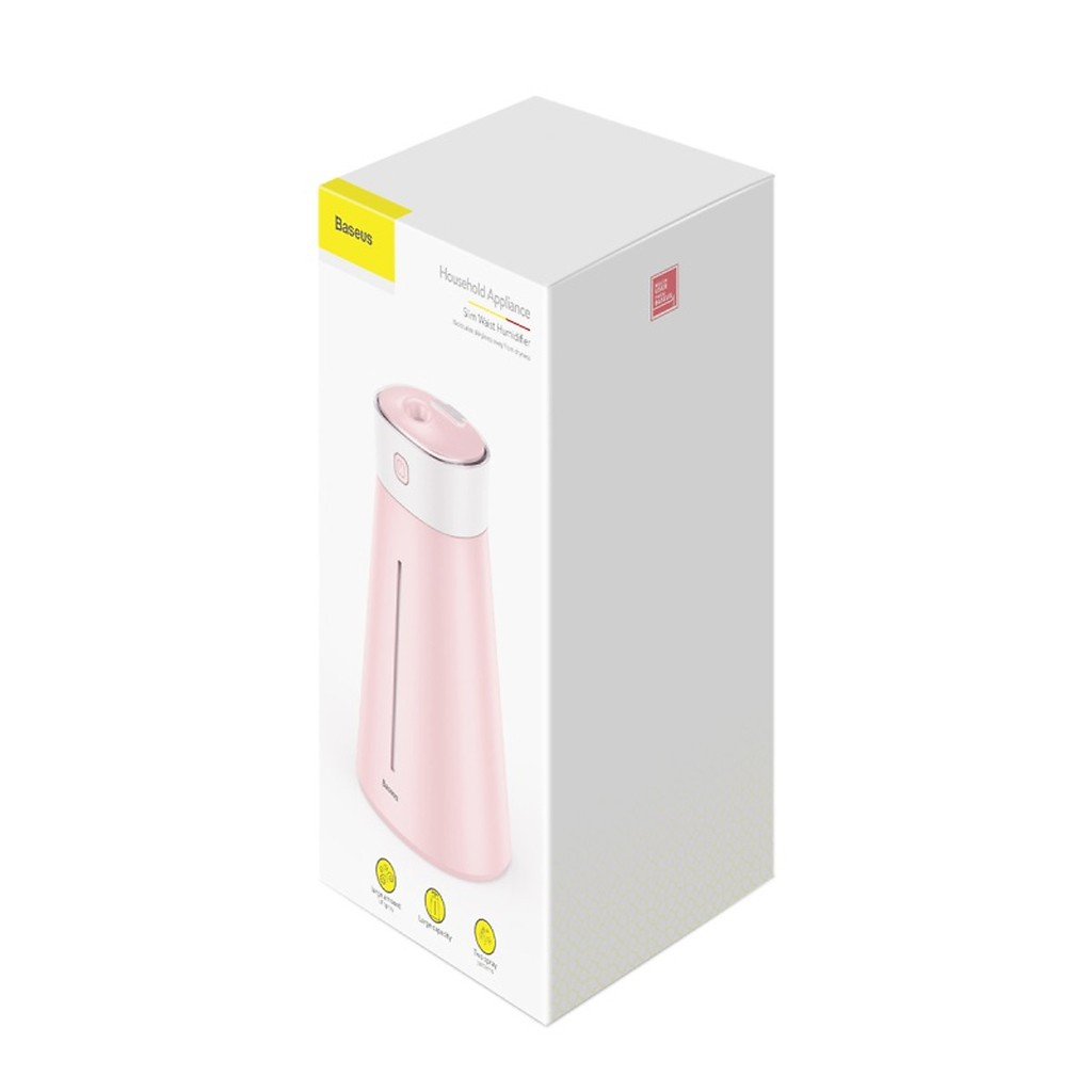 Máy phun sương Baseus Slim Waist Humidifier nhựa ABS cao cấp tái tạo và cân bằng độ ẩm với 2 chế độ phun sương