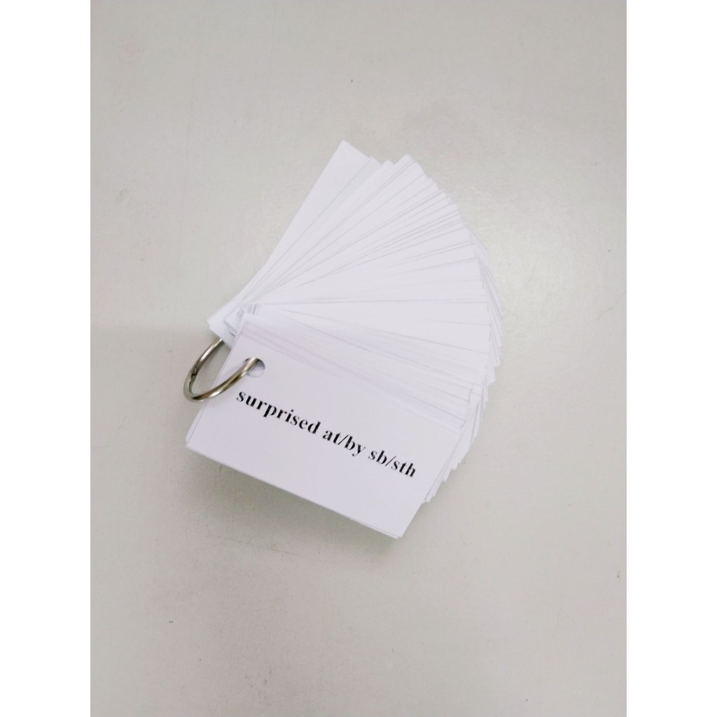 Flashcards - Thẻ học tiếng Anh cụm động từ THCS (trình độ A1,A2)