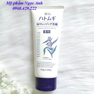 Sữa Rửa Mặt Ý Dĩ Hatomugi Naturie Nhật Bản 130g