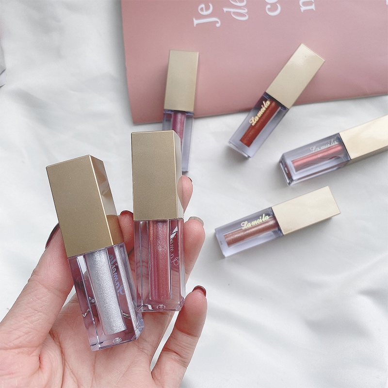 Nhũ mắt kim tuyến nội địa trung Lameila - Nhũ mắt ánh kim lấp lánh Lameila Liquid Eye Shadow LNM1 | BigBuy360 - bigbuy360.vn