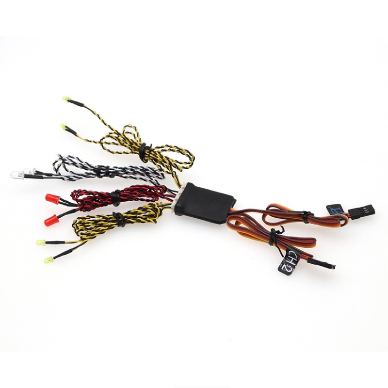 Bộ led 8 bóng dùng cho xe RC ,cụm đèn chạy , xinhan , đèn phanh