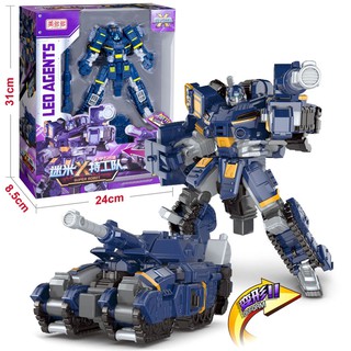 Đồ chơi robot Transformer Miniforce X Luckybot 5 trong 1 dành cho trẻ em bìa