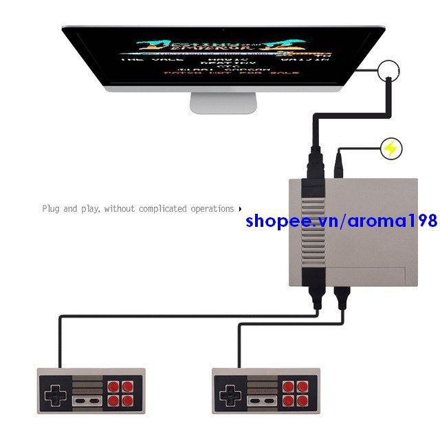 Máy Chơi Game Cổ Điển NES Classic 620 Trò Chơi - Siêu HOT