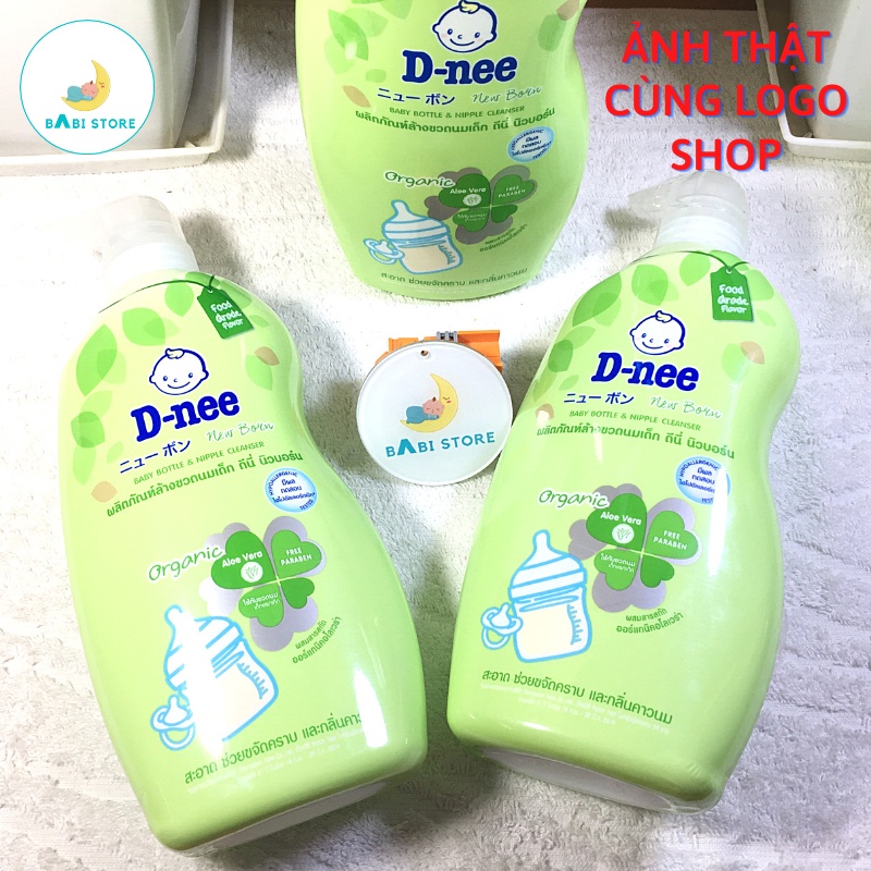 Nước rửa bình sữa Dnee Organic 620ml - Babi Store