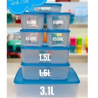 Set trữ đông 8 hộp tupperware