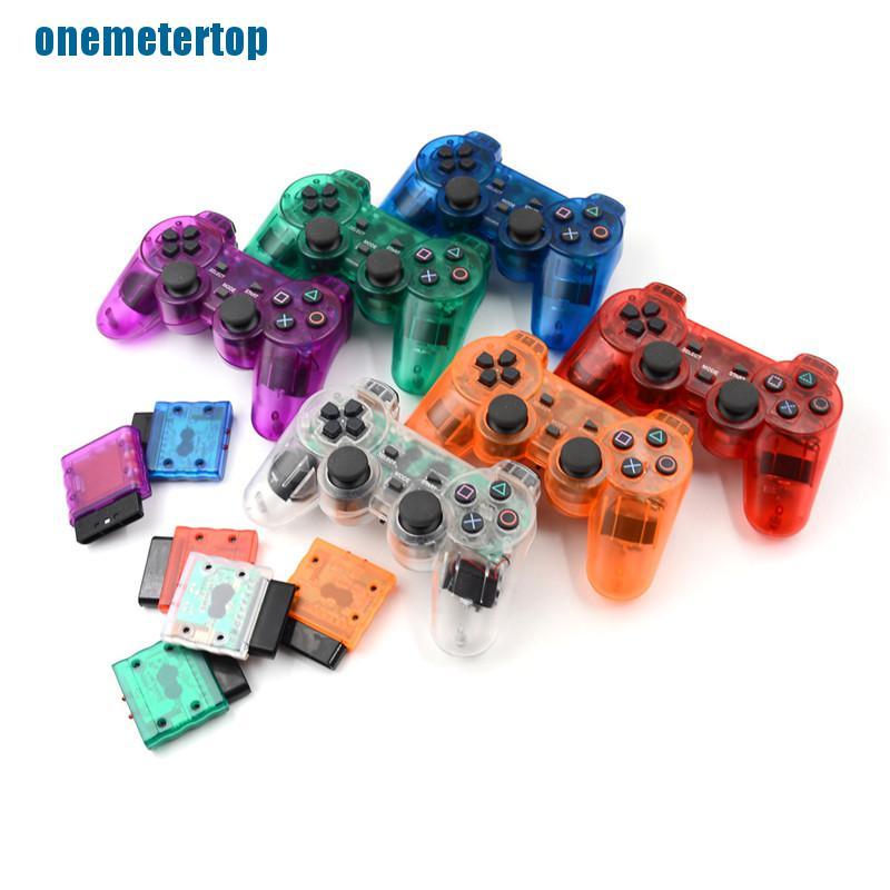 1 Set Tay Cầm Chơi Game Không Dây Nhiều Màu 2.4ghz Cho Ps2