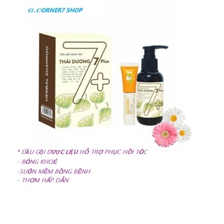 Dầu Gội Dược Liệu Thái Dương 7 Plus Chai 100ml - Quà Tặng Kèm Tuýp Kem Đánh Răng Nhỏ 20g