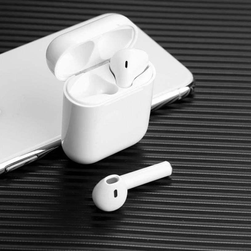 Tai Nghe Bluetooth I12 TWS Không Dây 5.0 Cho Iphone và Android ComBo Mua Kèm Combo Vỏ Bảo Vệ Case Airpods 1/2