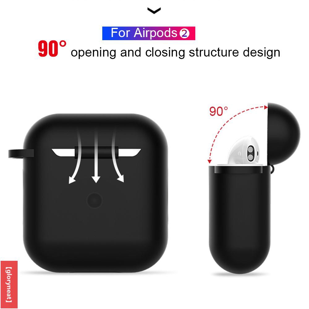 Ốp Bảo Vệ Hộp Đựng Tai Nghe Airpods 2 Silicon Thiết Kế Xinh Xắn | BigBuy360 - bigbuy360.vn