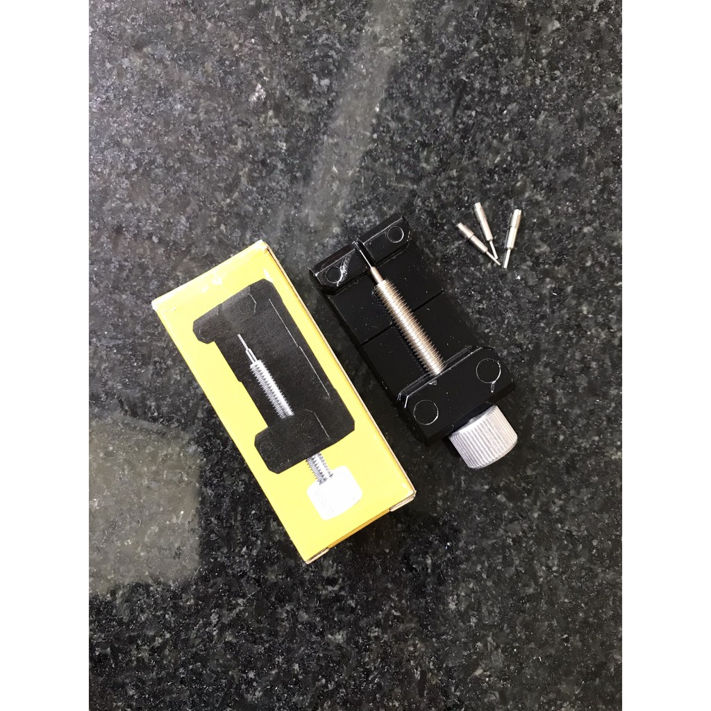 Bộ dụng cụ tháo mắt dây đồng hồ kèm 3 đầu thay