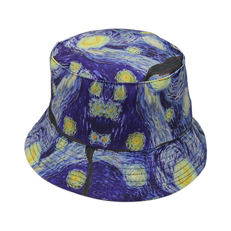 Nón Tai Bèo Họa Tiết Tranh Van Gogh Thời Trang Cho Nam Và Nữ