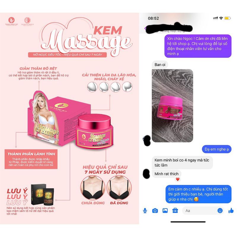 Sỉ 5 hộp kem massage nở ngực siêu tốc thảo mộc 37 | BigBuy360 - bigbuy360.vn