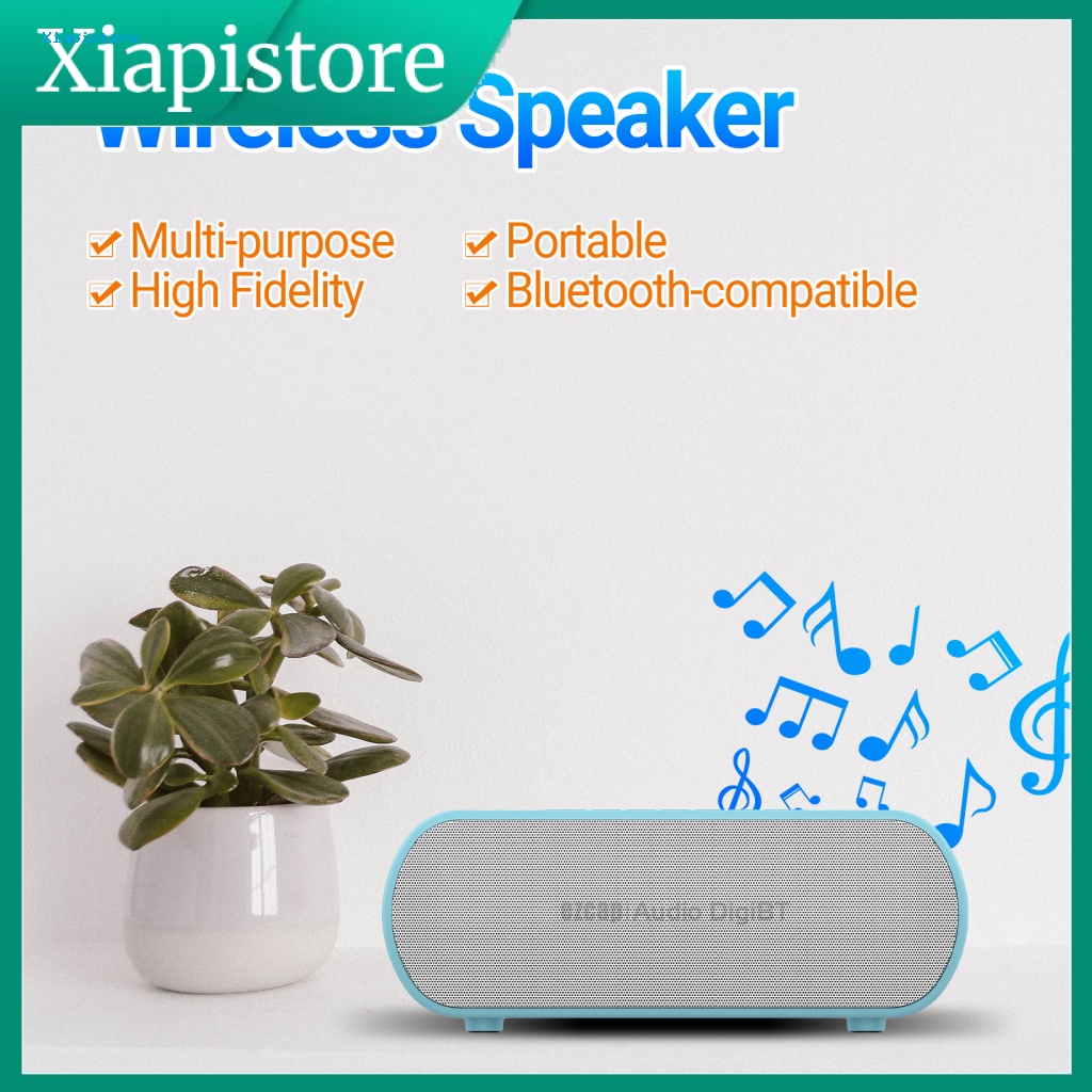 Loa Bluetooth Không Dây Nhỏ Gọn Hỗ Trợ Đọc Thẻ Nhớ TF Có Micro Cho Nhà Ở