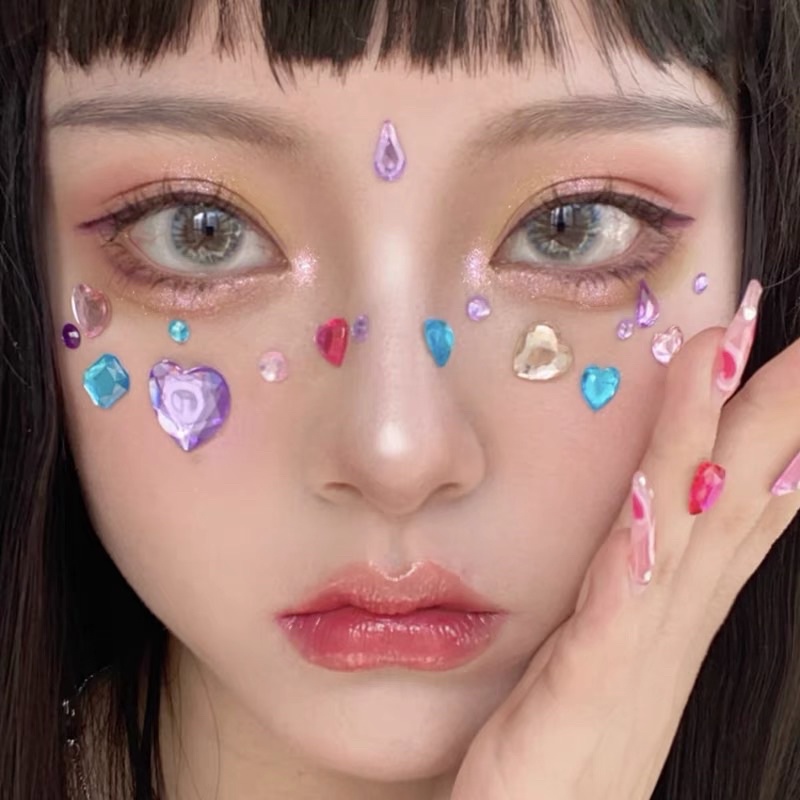 Đá đính mắt makeup - Đá dính mặt trang điểm Fx Anime