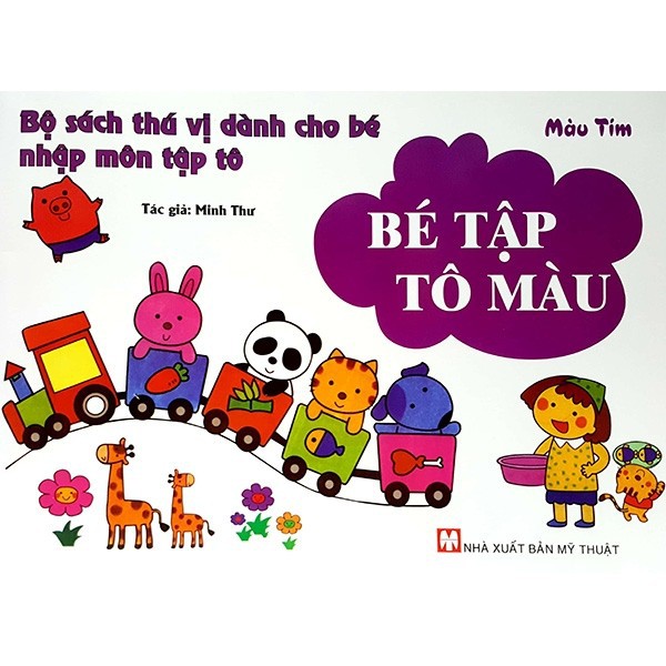 Sách - Bé Tập Tô Màu - Màu Tím