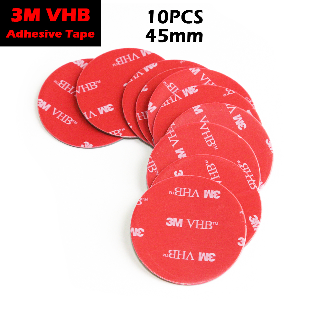 Cuộn Băng Keo Hai Mặt Hình Tròn 45mm 3M Trang Trí Nội Thất Xe Hơi