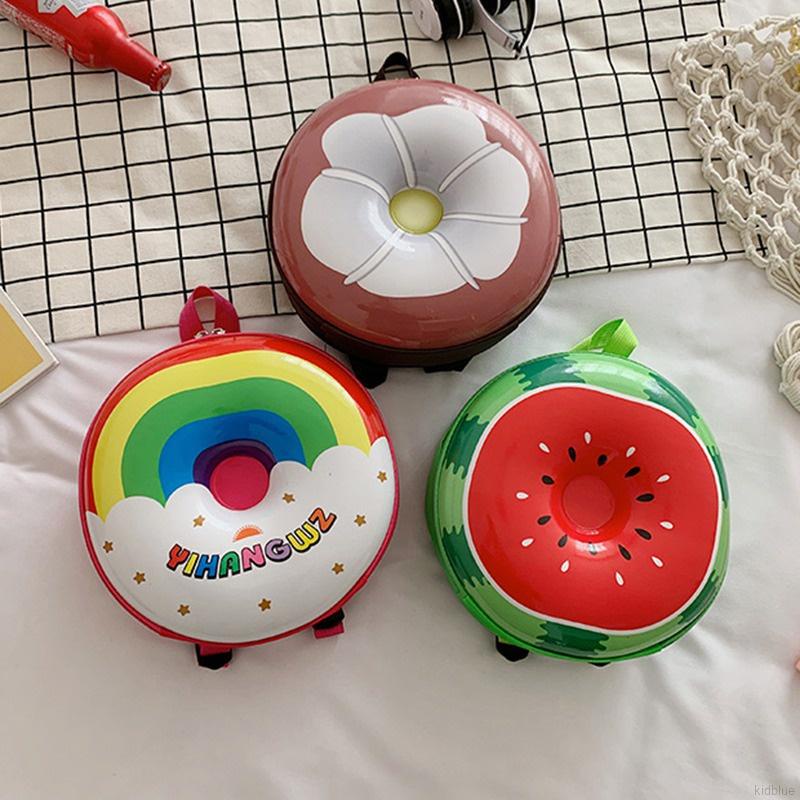 Ba Lô Hình Vỏ Trứng In Họa Tiết Trái Cây Hoạt Hình Thiết Kế Dễ Thương Cho Bé