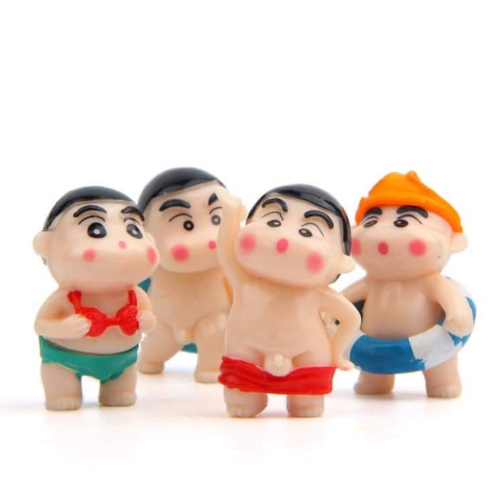 dụng cụ trang trí bánh kem [FREESHIP❤️] bộ 4 em bé bơi biển