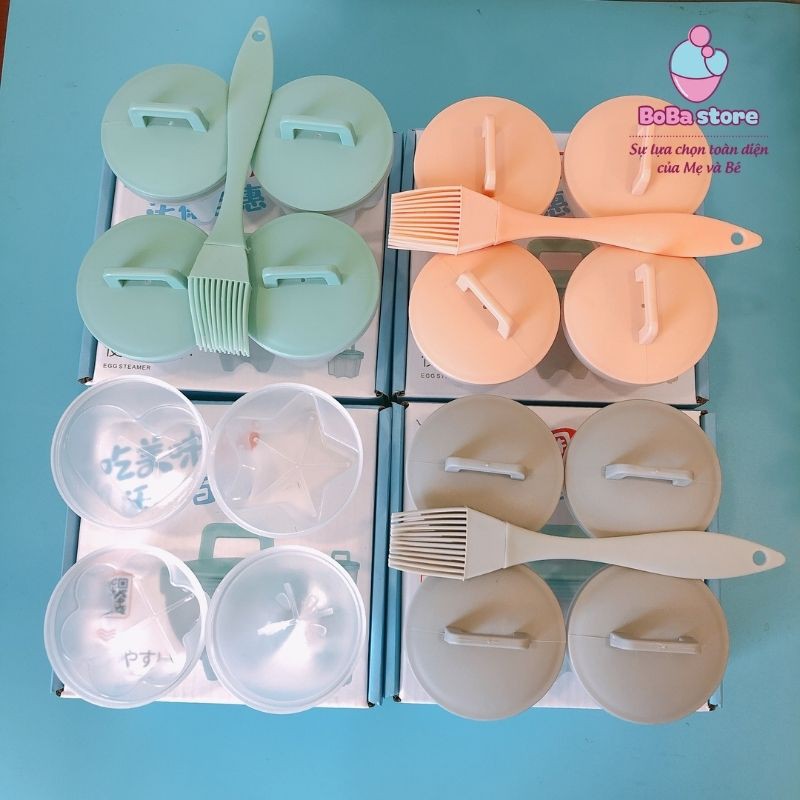 Khuôn hấp trứng ăn dặm - khuôn làm bánh ăn dặm cho bé