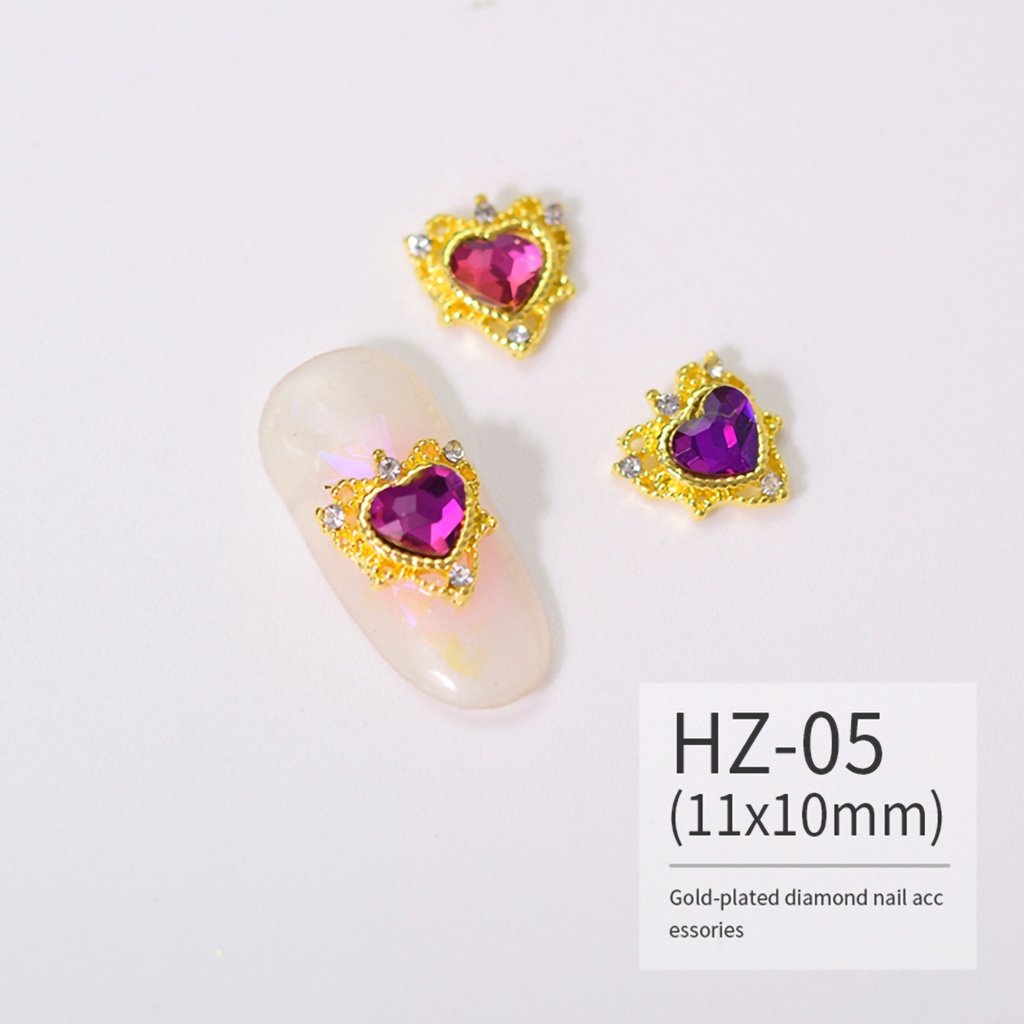 Bộ 10 Hạt Kim Tuyến Lấp Lánh Trang Trí Móng Tay Thời Trang