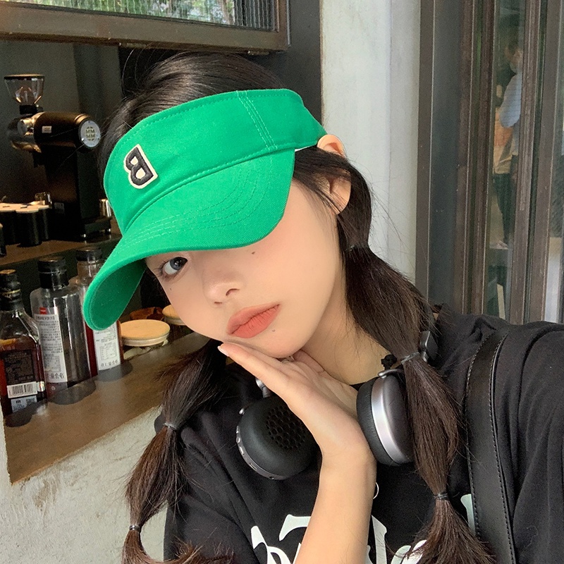 Mũ Lưỡi Trai Hở Chóp Che Nắng Thiết Kế Đơn Giản Thời Trang Mùa Hè Cho Nữ