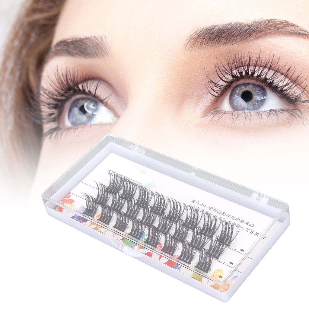 Neon074 14mm False Individual Eyelashes Curly Fluffy 3D Fake for Extension Lông mi giả