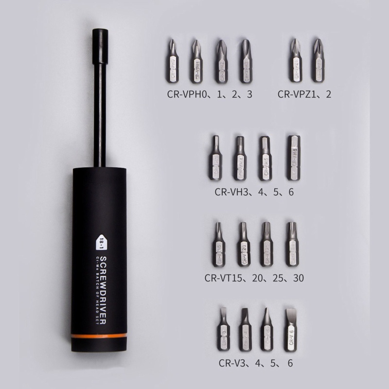 Bộ Tua Vít Đa Năng 18 Trong 1 Thiết Kế Nhỏ Gọn Tiện Dụng