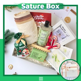 [TẶNG KHUNG + IN ẢNH] Bộ quà noel tặng bạn nữ Sature Box - Set quà tặng giáng sinh ý nghĩa và tâm lý cho bạn gái