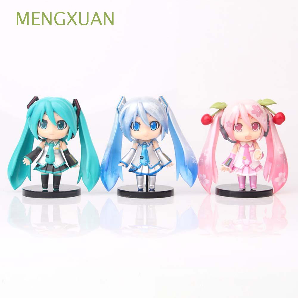 Mô hình đồ chơi hình nhân vật Hatsune Miku dễ thương 10cm