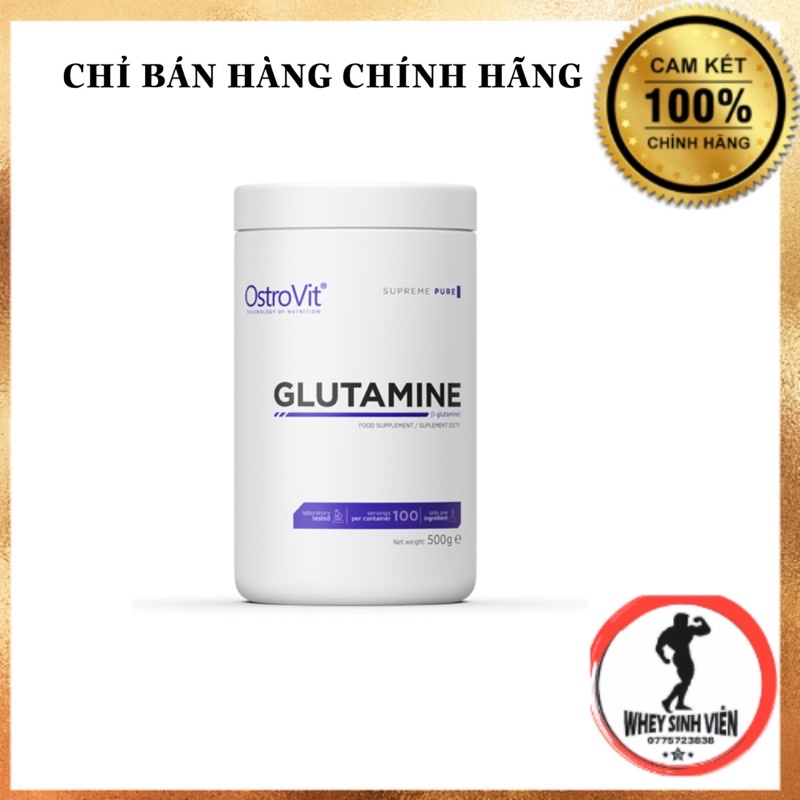 OSTROVIT GLUTAMINE - PHỤC HỒI, GIẢM ĐAU NHỨC CƠ BẮP NHANH CỦA HÃNG OSTROVIT 500G